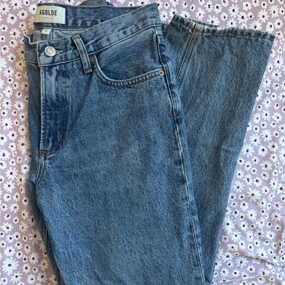 AGOLDE Women's Blue Jeans